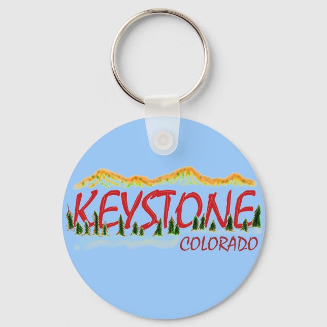 Keystone Colorado-nyckelkedja Nyckelring (Framsida)