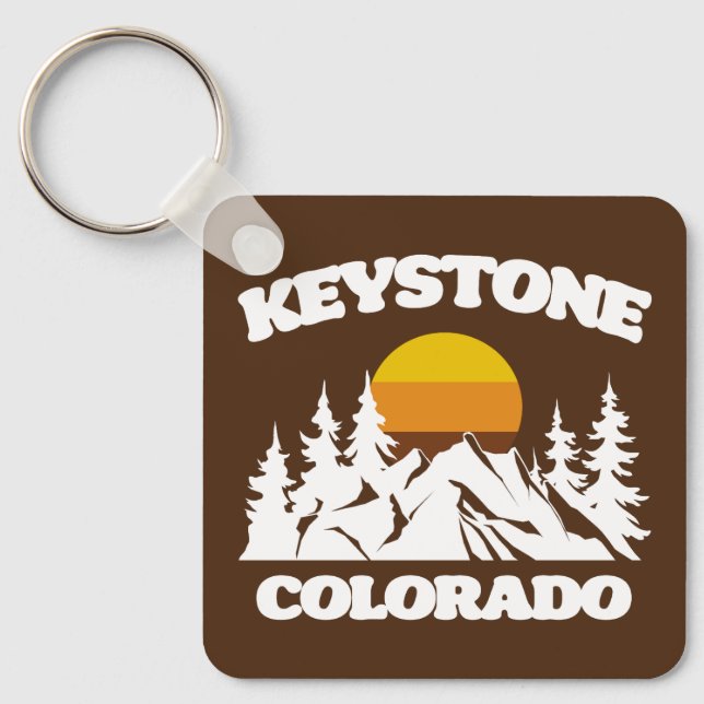 Keystone,Colorado Nyckelring (Framsida)