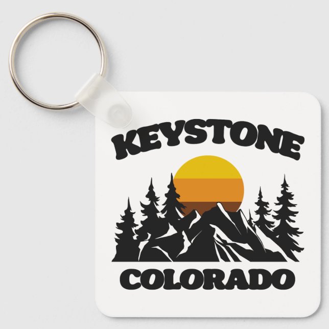 Keystone,Colorado Nyckelring (Framsida)