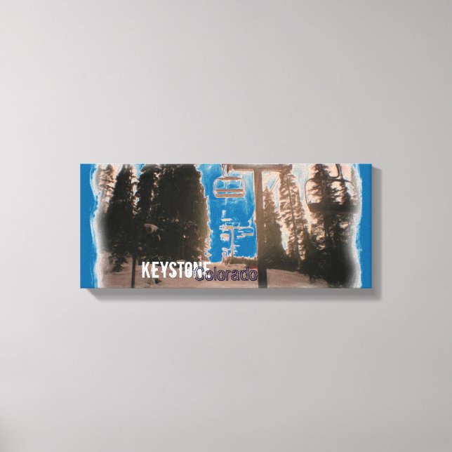 Keystone Colorado ski hiss canvas (Framsida)