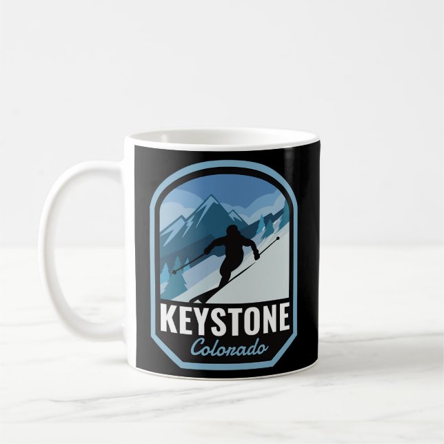 Keystone Colorado Ski Mountain Kaffemugg (Vänster)