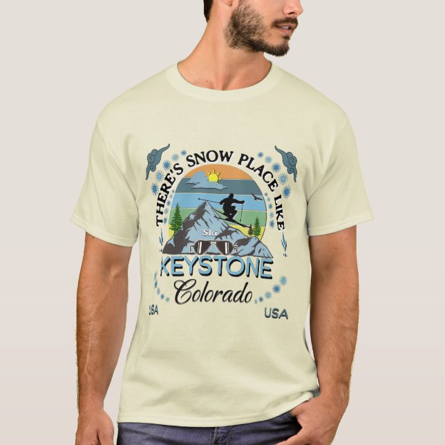 Keystone Colorado Ski T Shirt (Framsida)