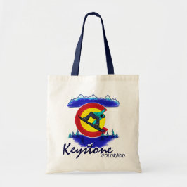 Keystone Colorado teal snowboard flagga bag Tygkasse