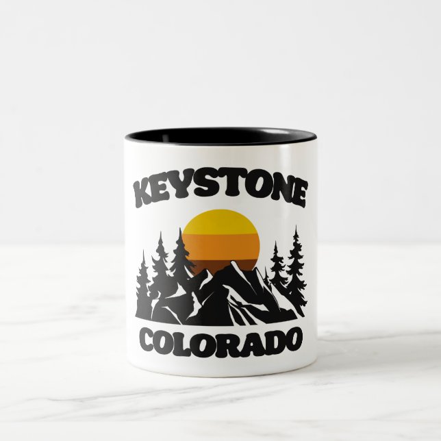 Keystone,Colorado Två-Tonad Mugg (Center)