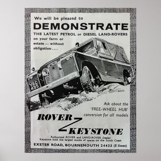Keystone Demonstration poster (Framsidan)