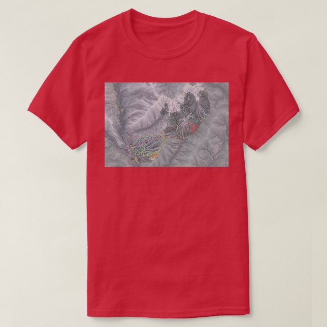 Keystone Resort Trail Karta T Shirt (Design framsida)