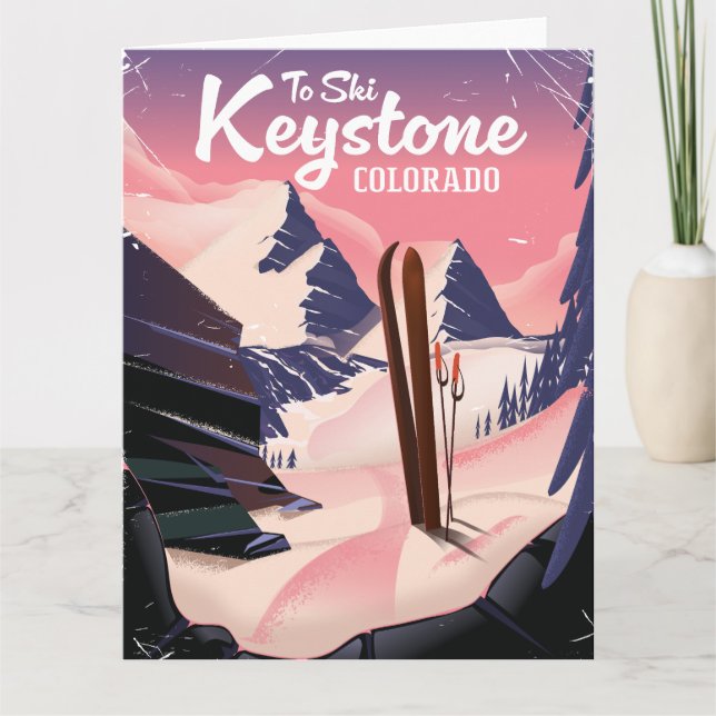 Keystone to ski kort (Framsida)