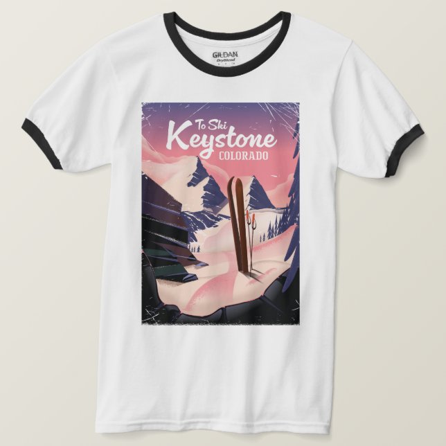 Keystone to ski t shirt (Design framsida)
