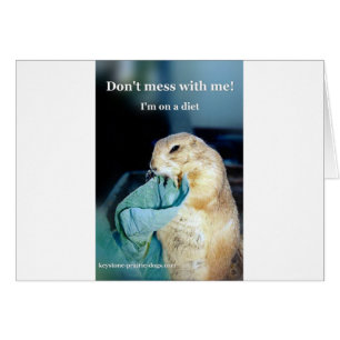 Keystonepräriehunden bantar meme hälsningskort