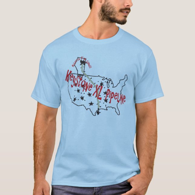 KeystoneXL-Pipeline T-shirt (Framsida)