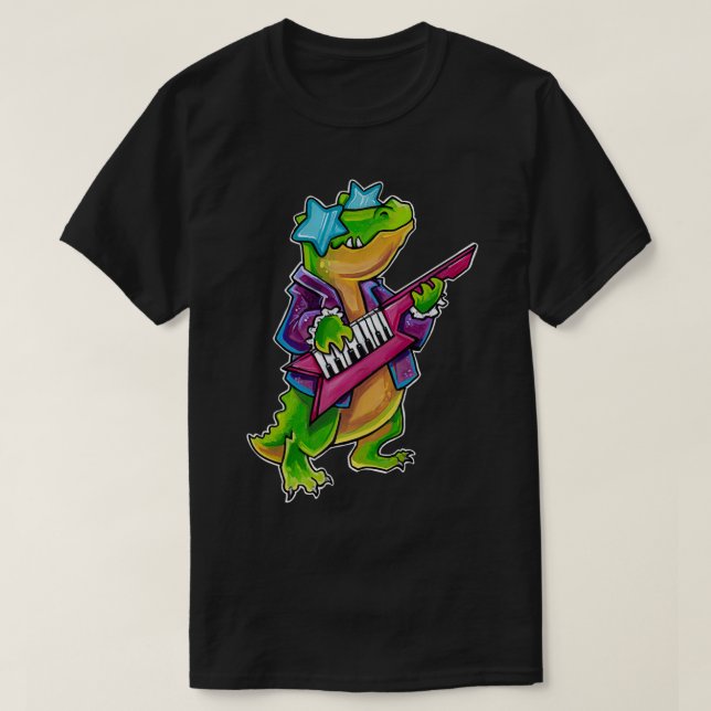 Keytar gator t shirt (Design framsida)