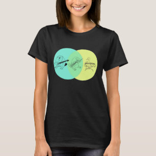 Keytar Platypus Venn Diagram T Shirt
