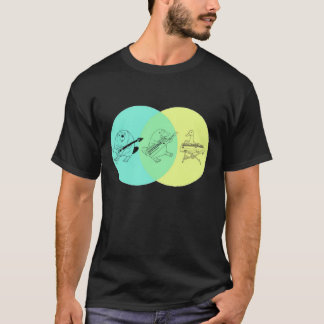 Keytar Platypus Venn Diagram T Shirt