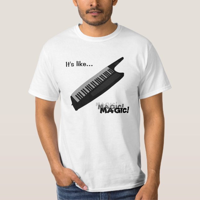 Keytar T-tröja T-shirt (Framsida)