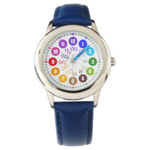 KF12-M60-M-Cube-AU Lernuhr Schulanfangsgeschenk Armbandsur