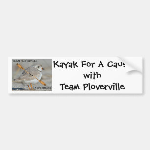 KFAC! Kajak för en orsakawithTeam Ploverville Bildekal