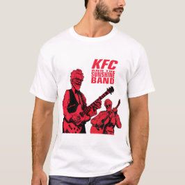 KFC och Sunshine Band med Guitar Han på baksidan T Shirt