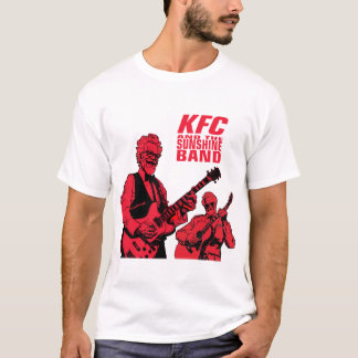 KFC och Sunshine Band med Guitar Han på baksidan T Shirt