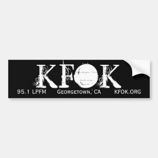 KFOK 95,1 LPFM, Georgetown, CA, KFOK.ORG Bildekal