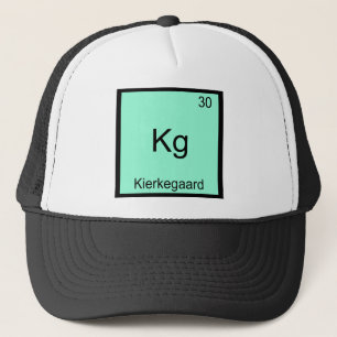 Kg - Kierkegaard Roligt Element Kemisymbol T Truckerkeps