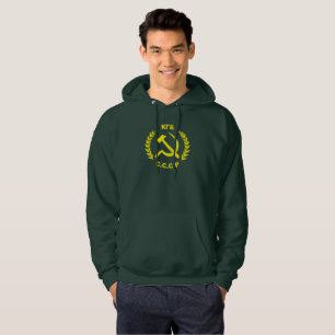 KGB CCCP bultar och skäran Sweatshirt Med Luva