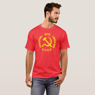 KGB CCCP bultar och skäran T-shirt