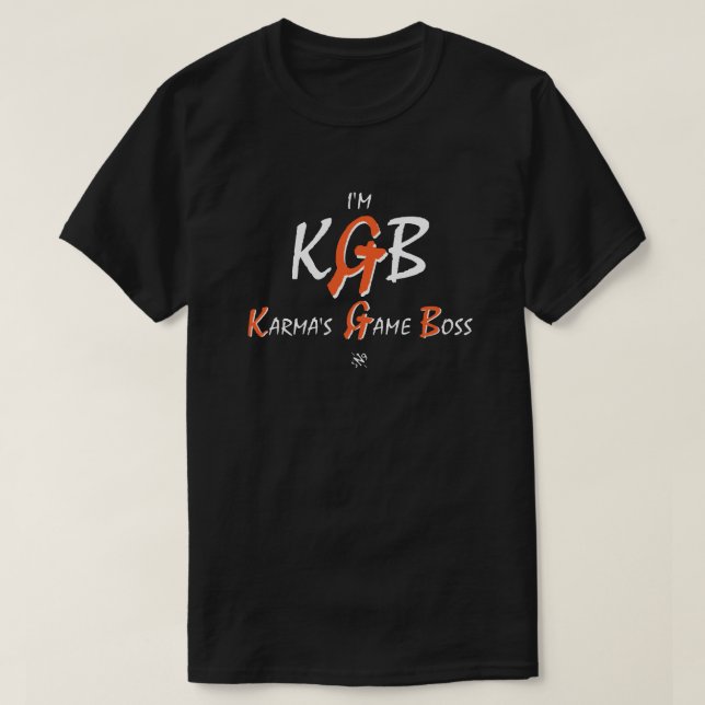 KGB & karma pun v2 T Shirt (Design framsida)