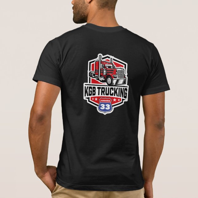 KGB Trucking Official TShirt T Shirt (Baksida)
