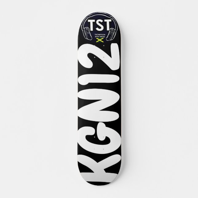 KGN 12 JMT 7 3/4" Skateboarddäck Mini Skateboard Bräda 18,5 Cm (Framsida)