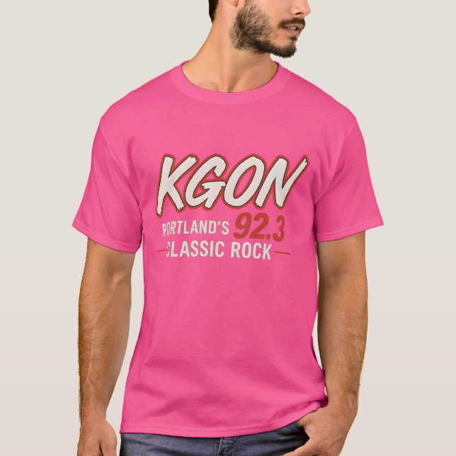 KGON 92.3 - Portland Classic T Shirt (Framsida)