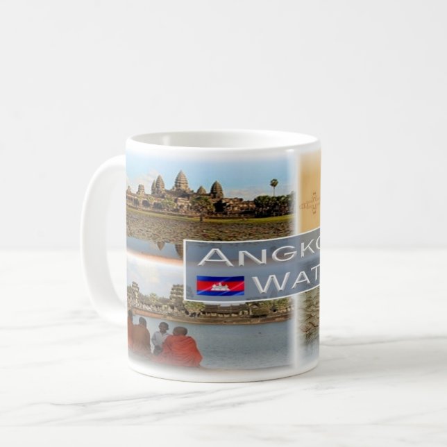 KH Kambodja - Angkor Wat - Kaffemugg (Framsida vänster)