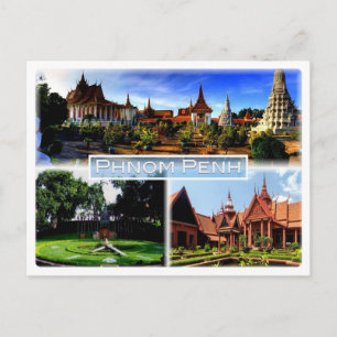 KH Phnom Penh - Silver Pagoda - Royal Palace - Vykort