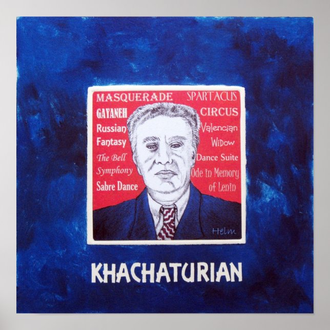 Khachaturian print poster (Framsidan)