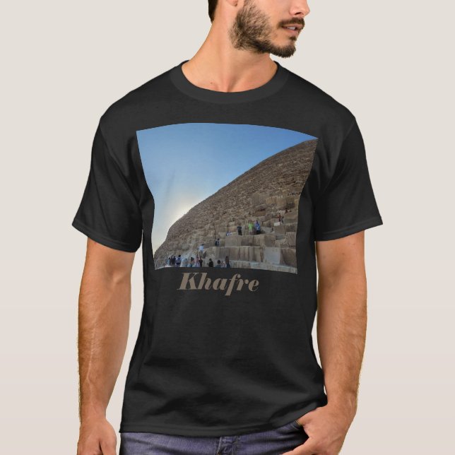 Khafre Pyramid, Giza T Shirt (Framsida)
