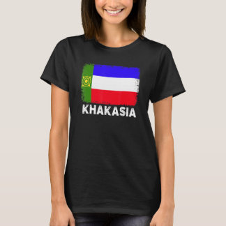 Khakasia Flagga Support Khakasian People Women Man T Shirt