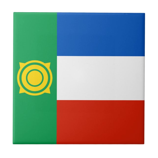 Khakassia Flagga Kakelplatta (Framsidan)
