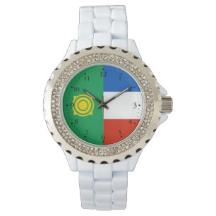 Khakassias flagga armbandsur