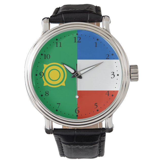 Khakassias flagga armbandsur (Framsida)