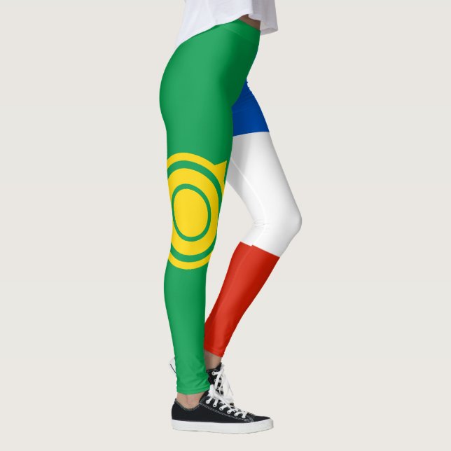 Khakassias flagga leggings (Höger)