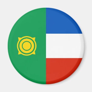 Khakassias flagga magnet