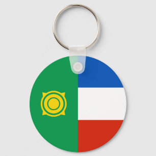 Khakassias flagga nyckelring