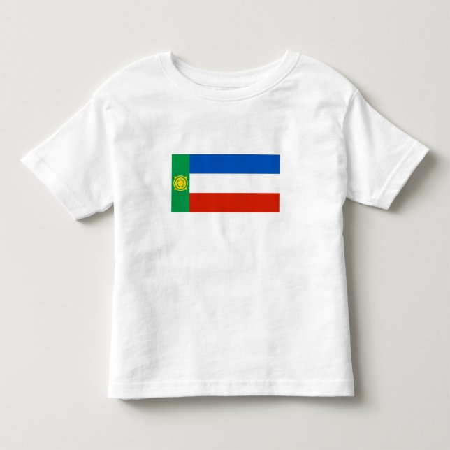 Khakassias flagga t shirt (Framsida)