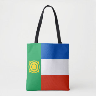Khakassias flagga tygkasse