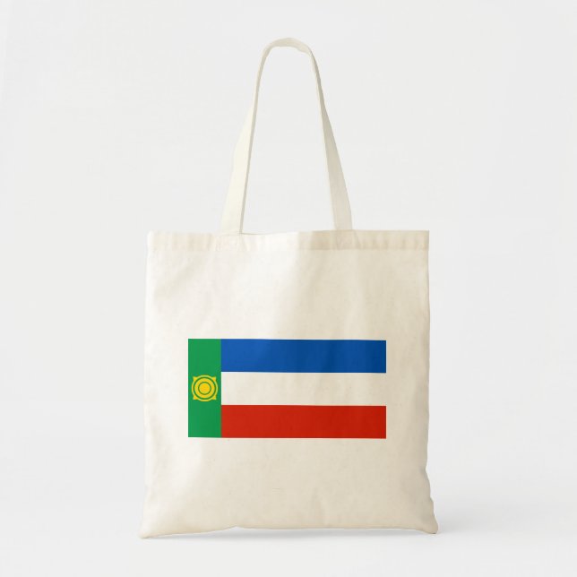 Khakassias flagga tygkasse (Framsidan)