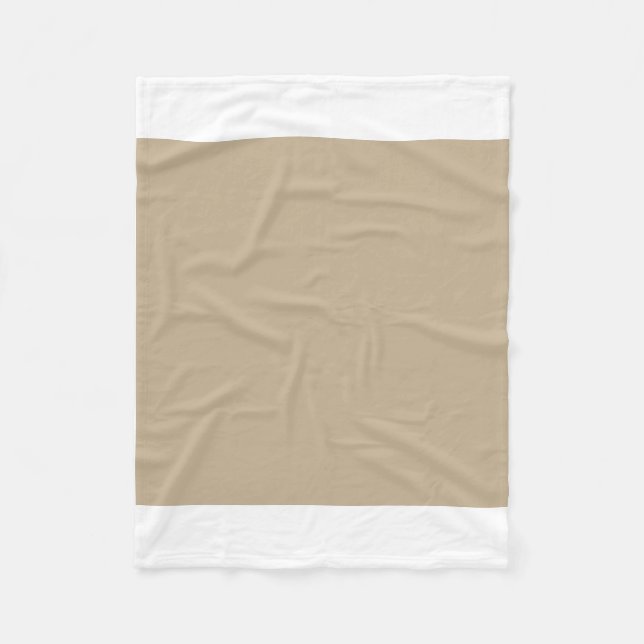 Khaki Brown Fleecefilt (Framsidan)