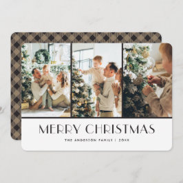 Khaki Buffalo Play Photo Collage julkort