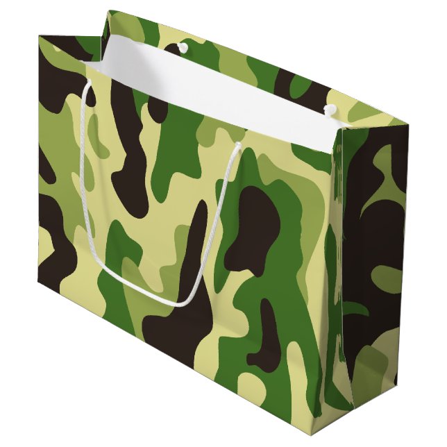 Khaki camouflage mönster (Framsidan Vinklad)