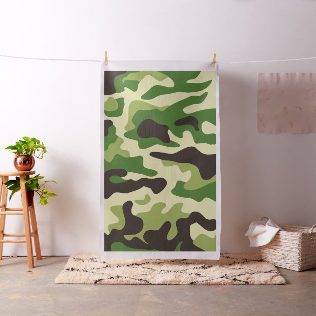 Khaki camouflage mönster tyg (In Situ)