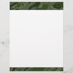 Khaki camouflage reklamblad
