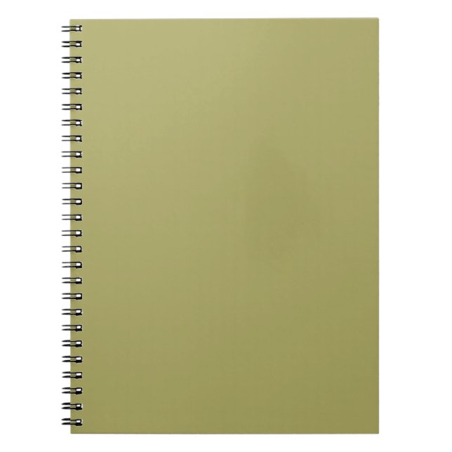 Khaki enfärgad anteckningsbok (Framsidan)